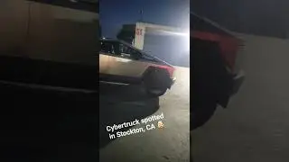 Tesla Cybertruck spotted in Stockton California #tesla #cybertruck #viral #shorts