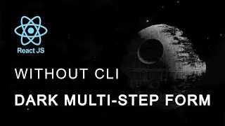 Dark Multistep Form. React.js without CLI.