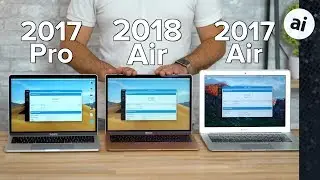 2018 MacBook Air vs 13 MacBook Pro & Old MacBook Air