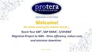 Boost Your SAP®, SAP HANA®, S/4HANA® Migration Project to AWS