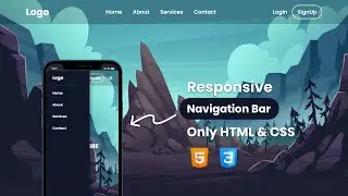 How to Create Responsive Navbar using HTML and CSS