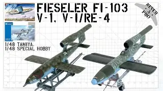 Fieseler Fi-103 V-1, Fi 103R A-1/Re-4 Reichenberg - 1/48 Tamiya, 1/48 Special Hobby - Scale model