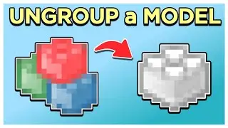 How to UNGROUP a MODEL in Roblox Studio