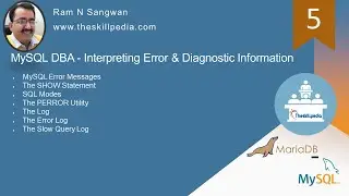 #MySQL DBA Tutorial | Interpreting MySQL Error Messages | MySQL Diagnostic Information