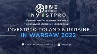 Промо InvestPro Poland & Ukraine in Warsaw 2022