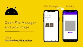 Open file manager and pick photo | using Activity Result launcher | Best method #android #java