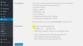 How to compress Images on your WordPress website