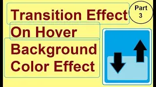 #HTML #CSS #Transition || Div Background Color Transition Effect - Hover Effect - Mouse Over Effect.