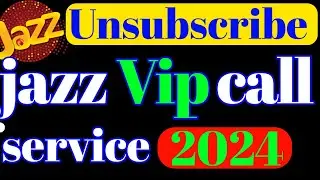 Jazz vip call unsubscribe code 2024|Jazz vip call khatam karne ka tarika|Jazz vip call unsubscribe c