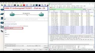 OMG !!! Packet Sniffing - Telnet is UnEncryted [Wireshark] - LAB