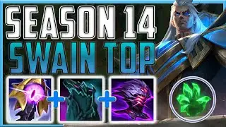 THE NEW/REWORKED SEASON 14 ITEMS ARE SUPER FUN TO TRY ON SWAIN TOP!! - Swain Top | Season 14 LoL