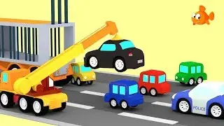 POLICE CAR CHASE! 🔴🔵 Cartoon Cars - Cartoon Animation Cartoons for children