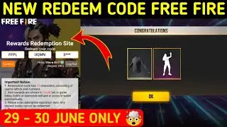 Black T-shirt Redeem Code | FREE FIRE REDEEM CODE | ff Redeem Code today 29 June