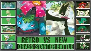 Grass Starter Pokémon Battle: RETRO vs NEW