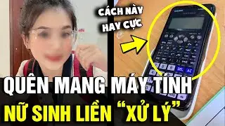 Đi học quên mang máy tính, 'NỮ SINH' có cách xử lý khiến 'CÔ GIÁO' cũng chào thua | Tin Nhanh 3 Phút