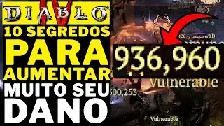 DIABLO 4 - IMPORTANTE!!!! 10 SEGREDOS QUE VÃO AUMENTAR MUITO SEU DANO!!!! DE TODAS AS CLASSES!!!