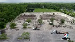 Whats next for a finally demolished strip mall that partially collapsed 6 years ago?