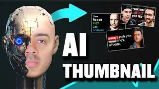 Create Podcast Thumbnails 10x FASTER! (AI Thumbnail Maker Tutorial)