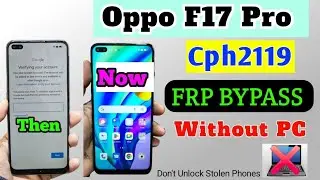 Oppo F17 Pro Frp Bypass | Oppo F17 Pro  Google Account Unlock | Oppo cph2119 Frp Unlock