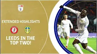 WHITES IN TOP TWO! | Bristol City v Leeds United extended highlights