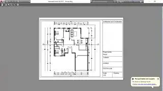 Architecture Construction: DWG to PDF proper scale (AutoCad) Final