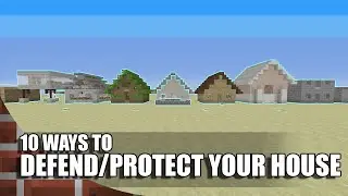 10 Ways To Defend/Protect Your House In Minecraft!