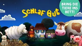 Schlaf Gut Bauernhof 🌙 Gute Nacht Geschichte mit Tieren für Kinder und Kleinkinder zum Einschlafen