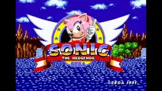 Sonic Hack Longplay - Amy Rose Modern in Sonic 1