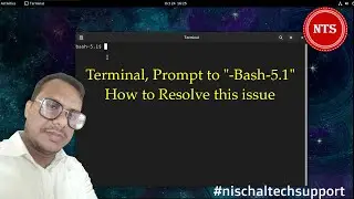 Terminal Prompt to  Bash 5.1$