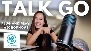 JLAB AUDIO TALK GO USB MICROPHONE for streaming, voiceovers, podcasting, music recording and ASMR