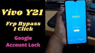 Vivo Y21 Frp Bypass Unlock | Google Account Gmail Lock Reset 1 Click just