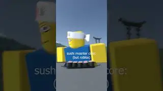 sushi core 🗿 #roblox #robloxanimation #meme