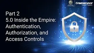 Part 2 - 5.0 Inside the Empire - Authentication, Authorization, and Access Controls