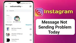 How To Fix Instagram Message Not Sending Problem Today || Instagram Message Sending Problem