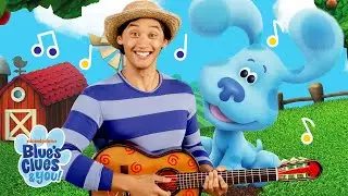 Old McDonald Nursery Rhyme Sing Along w/ Josh & Blue 🐷 Blue's Clues & You!