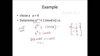 Primality Testing - Fermats little Theorem - Carmichael Numbers - Cyber Security CSE4003