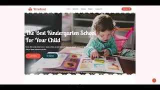 #shorts  preschool website template UI/UX Design  #shorts