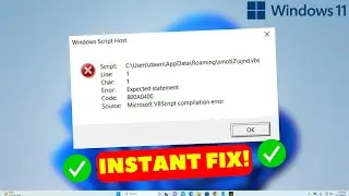 FIX Windows Script Host Error in Windows 11 [2024 Updated]