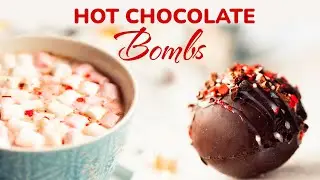 How To Make Easy Holiday Hot Chocolate Bombs | Hot Cocoa Bombs Tutorial