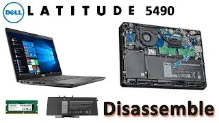 latitude 5490 battery removal | dell latitude 5490 laptop disassemble