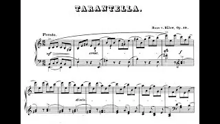 Hans von Bülow - Tarantella, Op.19