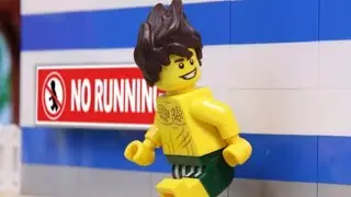 LEGO Olympic Dive Fails STOP MOTION | LEGO Swimming, Spy, Fireman Fails | Billy Bricks Compilations