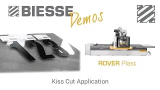 CNC Rover Plast - Kiss Cut Application