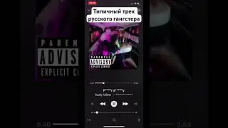 Типичный трек русского гангстер репера