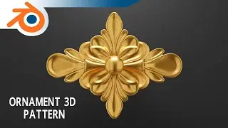 Ornament 3D Pattern 1 - Blender 3D Tutorial