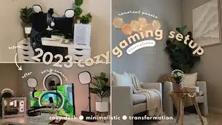 Building My DREAM Setup Diaries | cozy aesthetic | for streaming, gaming, & content creation