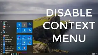 DISABLE CONTEXT MENU IN START | 1-MINUTE TIPS | WINDOWS 10 TIPS & TRICKS
