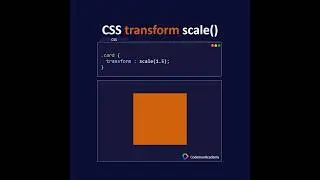 CSS transform scale visual representation