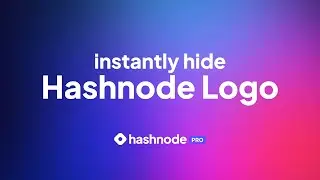 Remove Hashnode Branding/Logo from your blog's footer - Hashnode Pro