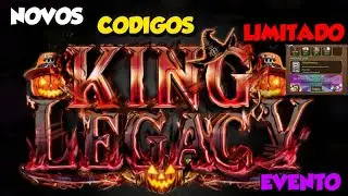 (UPDATE 7.1 HALLOWEEN🎃) SAIU! NOVO CODIGO GRÁTIS POR TEMPO LIMITADO +TODOS OS CÓDIGOS DO KING LEGACY